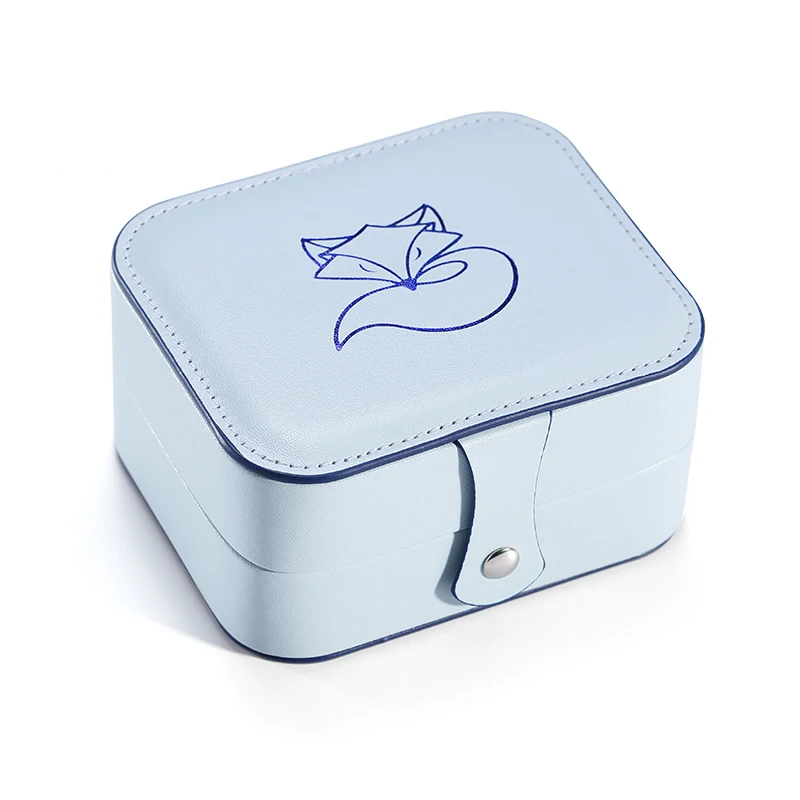 Wholesale Custom Logo Portable Cute Small Necklace Ring Earring Jewellery Box Organizer PU Leather Travel Jewelry Box Two Sides
Wholesale Custom Logo Portable Cute Small Necklace Ring Earring Jewellery Box Organizer PU Leather Travel Jewelry Box Two Sides