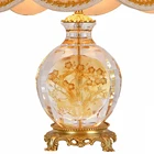 2020 New Modern Luxury Fancy Art Deco crystal body Copper LED Table Lamp standing lamp