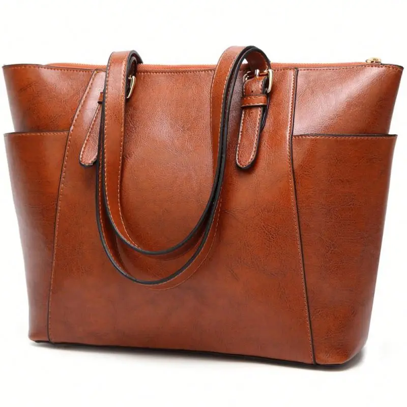 Luxury Fashion Women PU Leather Tote Handbags Top Handle Satchel Shoulder Bag with Zipper for Ladies
Luxury Fashion Women PU Leather Tote Handbags Top Handle Satchel Shoulder Bag with Zipper for Ladies