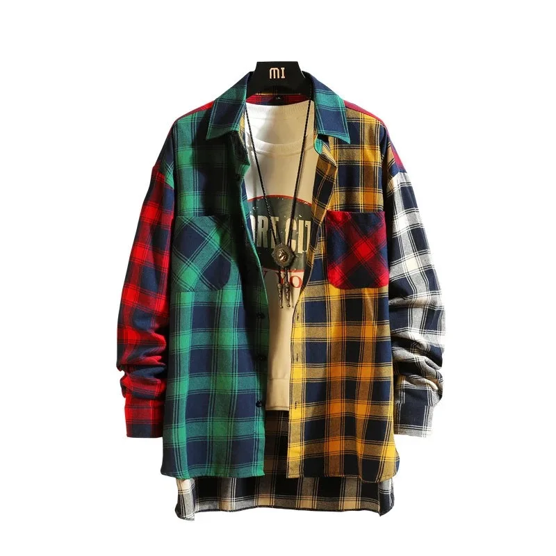 2021 New Fashion Men Shirt hip hop Long Sleeve dress shirt for men Male cool Casual Shirts Turn Down Collar Blouse
2021 New Fashion Men Shirt hip hop Long Sleeve dress shirt for men Male cool Casual Shirts Turn Down Collar Blouse