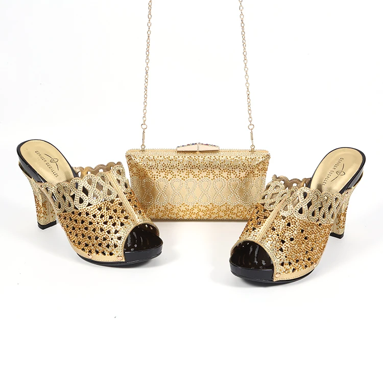 Luxury African Women Party Silver Bags and Shoes Set Matching Bride Italian High Heeled Slippers with Purse Match Set Shoes
Luxury African Women Party Silver Bags and Shoes Set Matching Bride Italian High Heeled Slippers with Purse Match Set Shoes