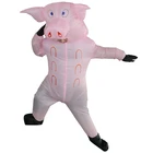 HUAYU Inflatable Costume Halloween Christmas Costume Funny Cosplay Pig Full Body Outdoor Event Suit For Adult
