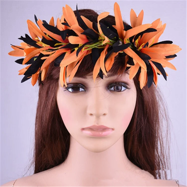 Hawaiian Beach Garland Headdress Fashion Flower Women's Hair Accessories Exaggerated Handmade Hair Accessories, Picture
Hawaiian Beach Garland Headdress Fashion Flower Women's Hair Accessories Exaggerated Handmade Hair Accessories, Picture