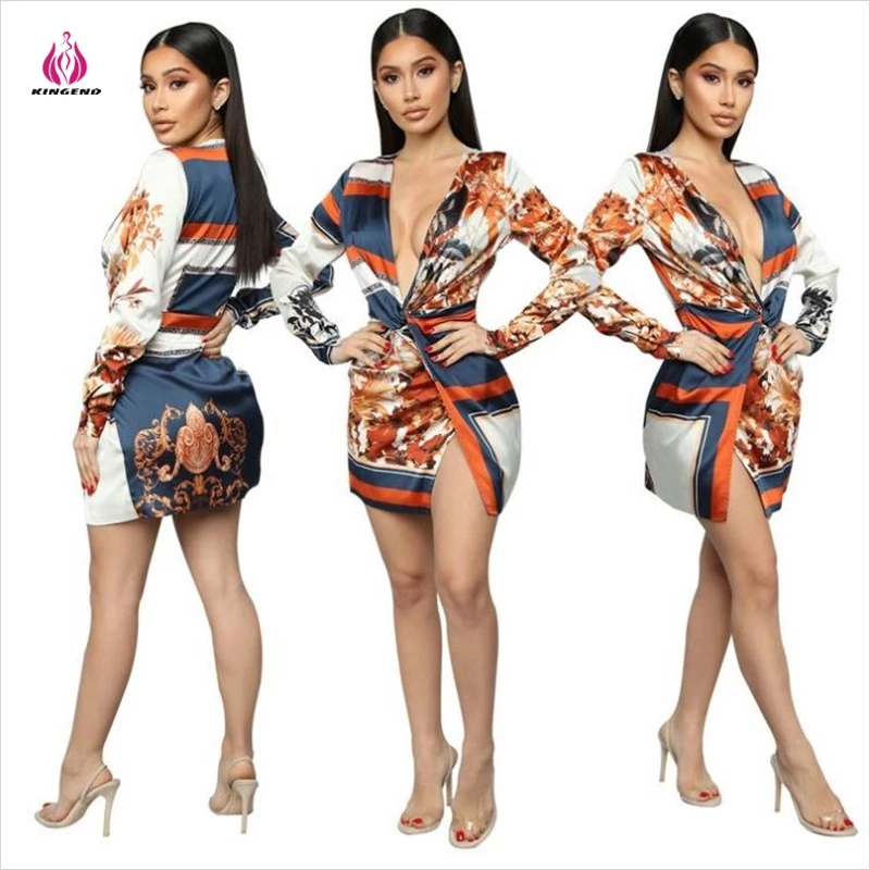 K-G547 Hot Onsale Fall Deep V Print Fashion Woman Casual Shirt Long Sleeve Asymmetrical Dress, Multicolor
K-G547 Hot Onsale Fall Deep V Print Fashion Woman Casual Shirt Long Sleeve Asymmetrical Dress, Multicolor