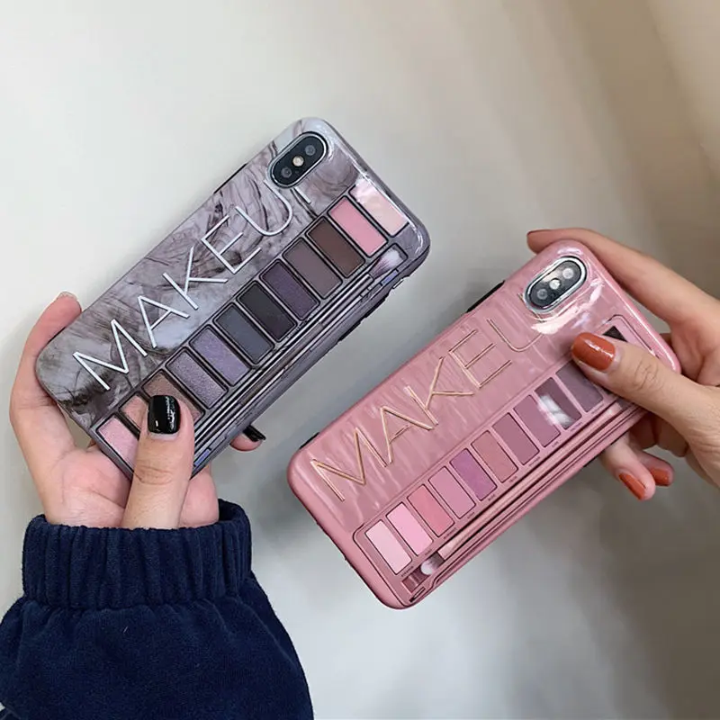 Eyeshadow Palette Phone Case For iPhone 11Pro Max XR XS Max Soft Silicone Cover For iPhone 11 Pro XR 7 8 6 6S Plus SE2020
Eyeshadow Palette Phone Case For iPhone 11Pro Max XR XS Max Soft Silicone Cover For iPhone 11 Pro XR 7 8 6 6S Plus SE2020
