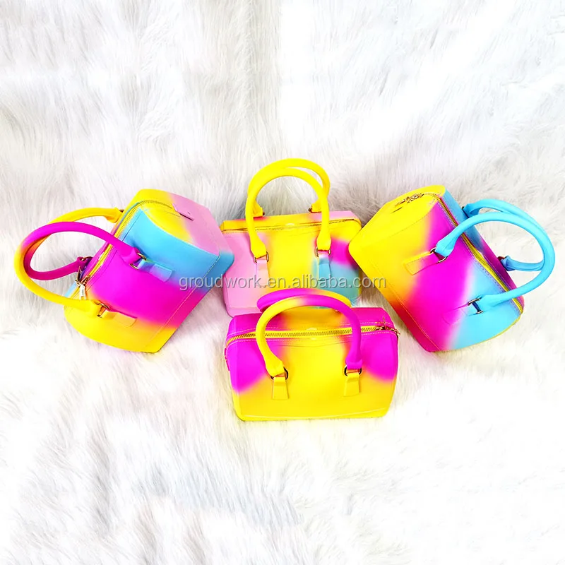 Dongguan Factory wholesale online shopping custom rainbow chain designer purse candy color tote handbags, Rich
Dongguan Factory wholesale online shopping custom rainbow chain designer purse candy color tote handbags, Rich