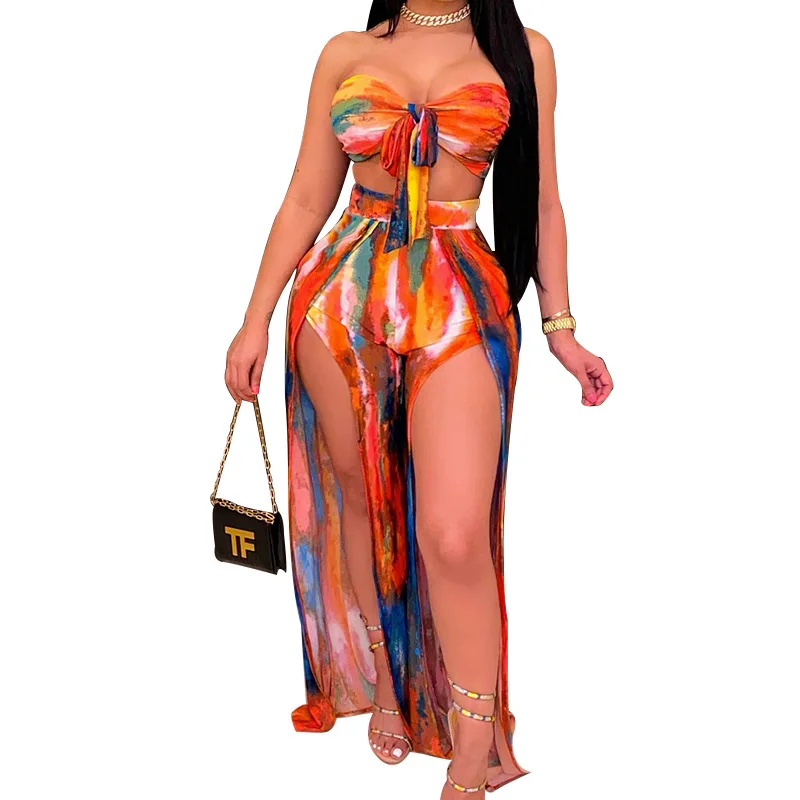 X01591M Sexy Hot girl skirts sets Women's summer 2021 hot print sexy strapless two-piece set Colored tie-dye suit
X01591M Sexy Hot girl skirts sets Women's summer 2021 hot print sexy strapless two-piece set Colored tie-dye suit