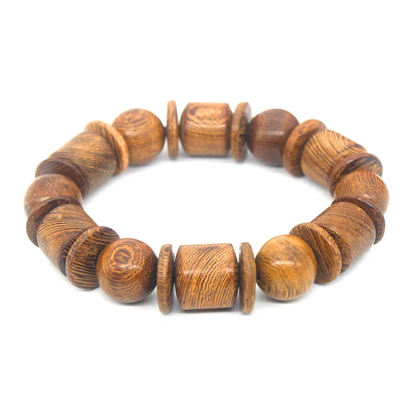 Handmade Wood Beaded Bracelet Yellow Wooden Geometric Beads Bracelet For Unisex 
Handmade Wood Beaded Bracelet Yellow Wooden Geometric Beads Bracelet For Unisex