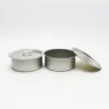Small empty tuna tin cans with ring pull lid for food canning tuna sardine meat round shape wholesale TC-02B