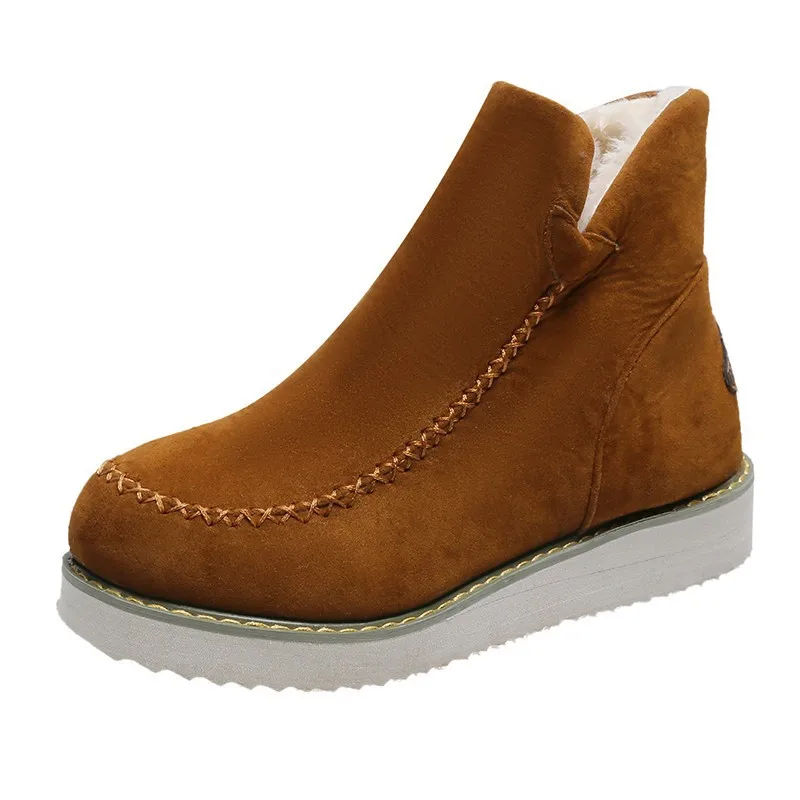 2021 Winter New Ladies Snow Boots Solid Color Round Toe Platform Warm Ladies Cotton Boots
2021 Winter New Ladies Snow Boots Solid Color Round Toe Platform Warm Ladies Cotton Boots