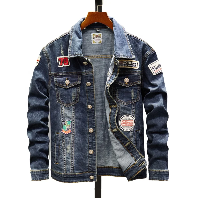 2019 Hot sale fashion China Custom Mens Color Block Patchwork Jeans jacket Wholesale denim jackets for Men
2019 Hot sale fashion China Custom Mens Color Block Patchwork Jeans jacket Wholesale denim jackets for Men