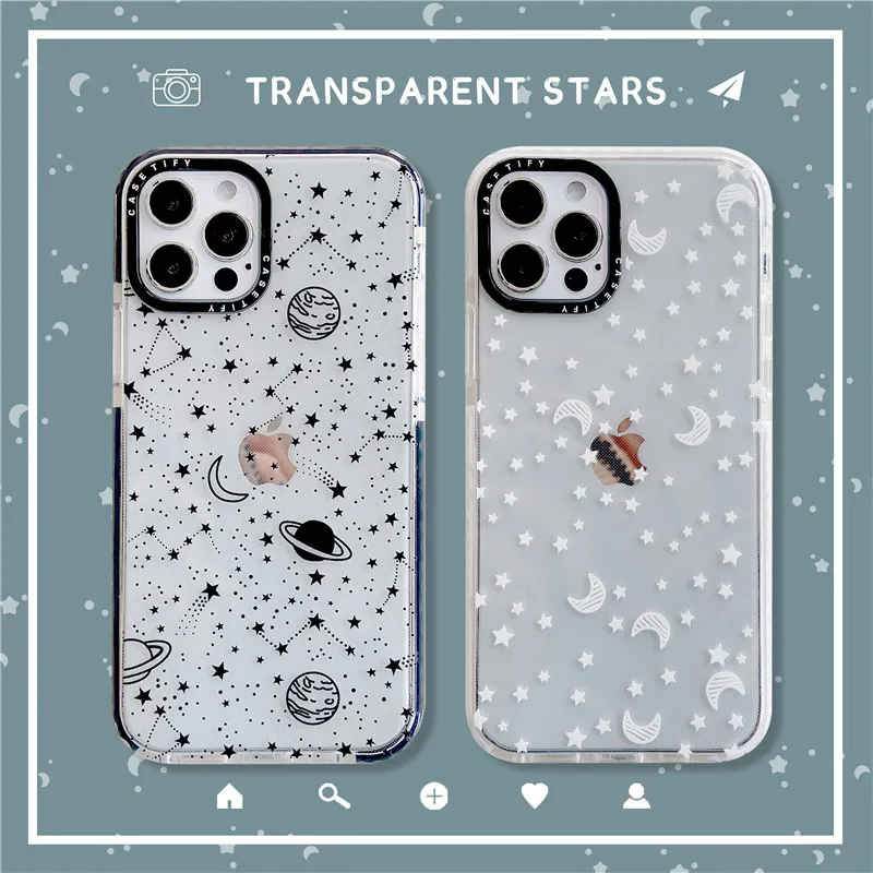 Cute Space Airship Moon Star Design Phone Case For iPhone XS 12 mini 11 Pro Max 7 8 Plus SE 2020 X XR Thick Border Soft Covers
Cute Space Airship Moon Star Design Phone Case For iPhone XS 12 mini 11 Pro Max 7 8 Plus SE 2020 X XR Thick Border Soft Covers