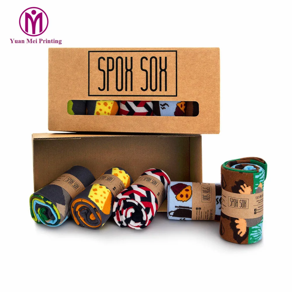 drawer style cardboard decorative packaging baby socks gift box