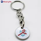 oem service antique silver nickle cheap metal keychain