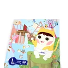 Custom shape printed baby diapers plastic packaging bag