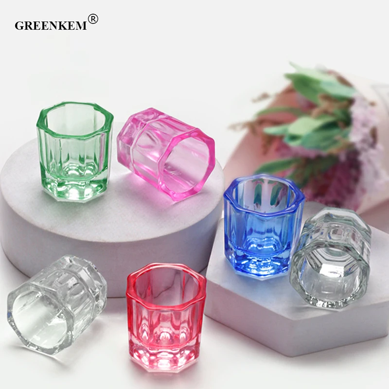 GREENKEM Glass Nail Cup Acrylic Powder Liquid Crystal Glass Bowl Nail Acrylic Liquid Cup
GREENKEM Glass Nail Cup Acrylic Powder Liquid Crystal Glass Bowl Nail Acrylic Liquid Cup