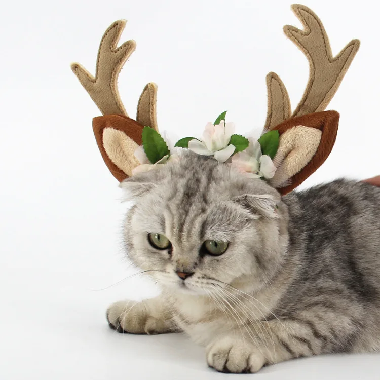 Manufacturer Wholesale Christmas Antlers Pet Headband Dog Accessories Pets Accessories Cat Ear Headband, 1 color brown
Manufacturer Wholesale Christmas Antlers Pet Headband Dog Accessories Pets Accessories Cat Ear Headband, 1 color brown