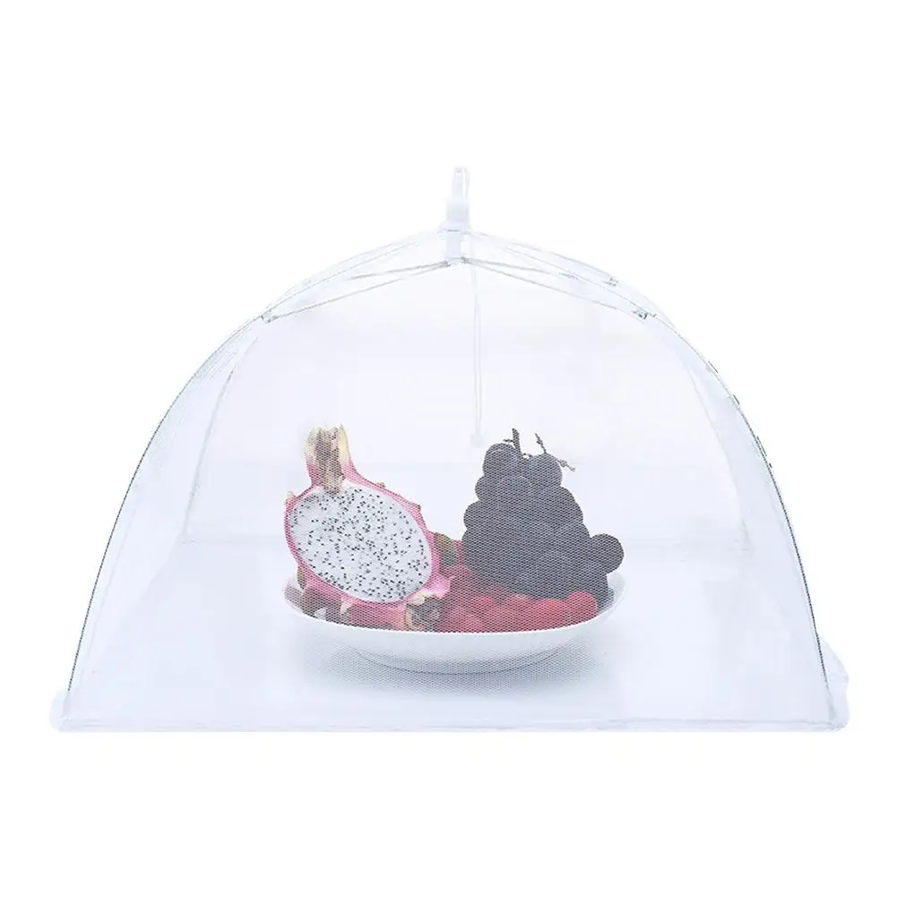 1PC Kitchen Folded Mesh Food Cover Anti Fly Mosquito Umbrella Hygiene Grid Style Food Dish Cover BBQ Picnic Kitchenware 12inch, White
1PC Kitchen Folded Mesh Food Cover Anti Fly Mosquito Umbrella Hygiene Grid Style Food Dish Cover BBQ Picnic Kitchenware 12inch, White