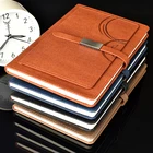 School Business School Notebooks Wholesale School Diary Printing A5 Custom Logo Creative Business Pu Leather Notebook