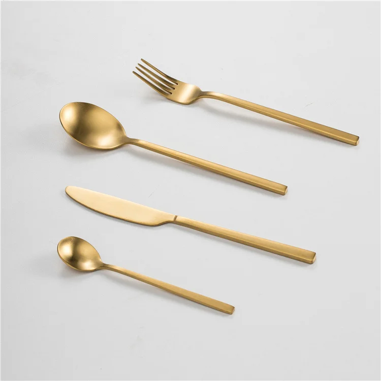 Modern Design Luxury Stainless Steel Restaurant Cuttlery Set Gold Flatware Cutlery For Wedding
Modern Design Luxury Stainless Steel Restaurant Cuttlery Set Gold Flatware Cutlery For Wedding