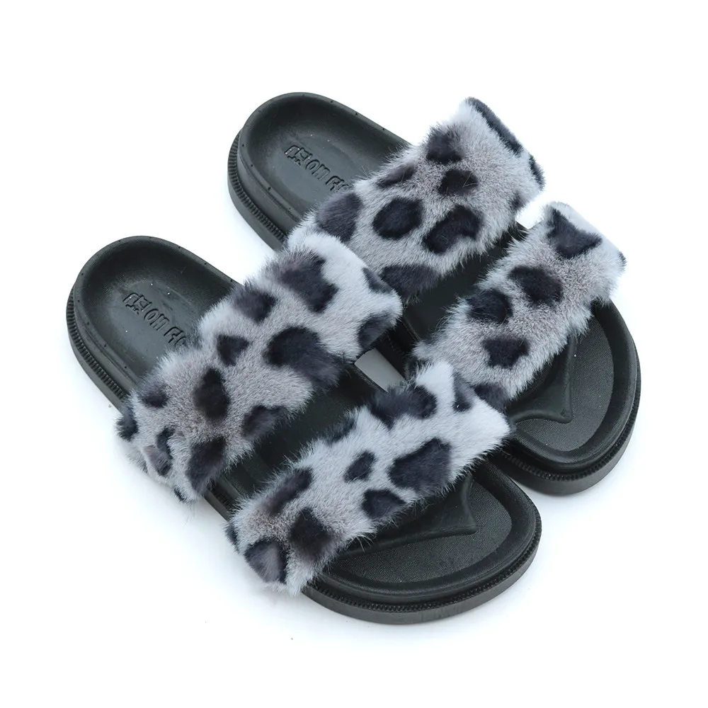 2020 new trend fashion cheap double strap fur slides casual fake fur slides for ladies, Customized color
2020 new trend fashion cheap double strap fur slides casual fake fur slides for ladies, Customized color