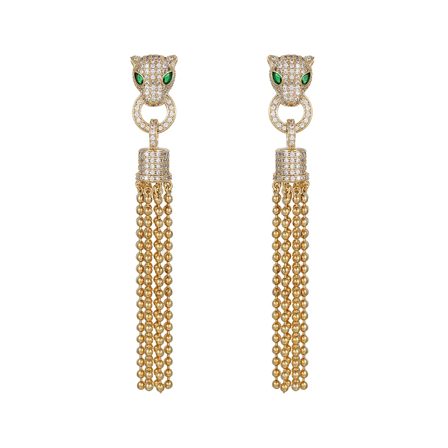 earring 653 xuping 18k gold plated jewelry animal shape Leopard ear rings cz stud earring
earring 653 xuping 18k gold plated jewelry animal shape Leopard ear rings cz stud earring