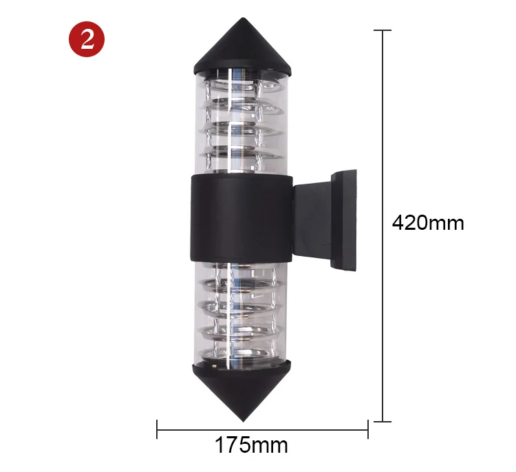 Outdoor Lighting Home Aluminum Garden Courtyard  Balcony Decoration Wall Lamp