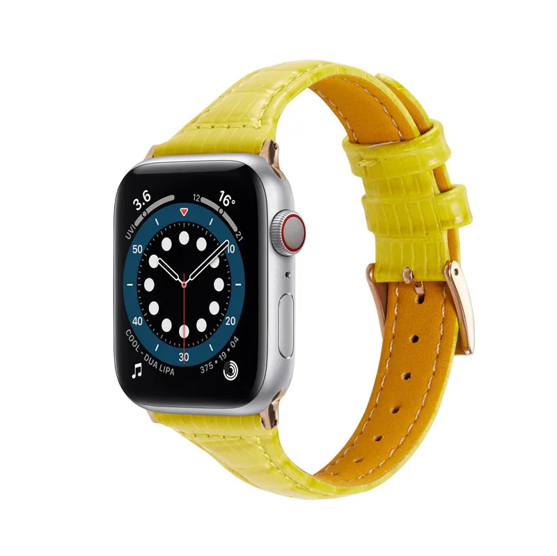 New fashion slim genuine leather crocodile pattern slim smart watch straps replacement for Apple Watch
New fashion slim genuine leather crocodile pattern slim smart watch straps replacement for Apple Watch