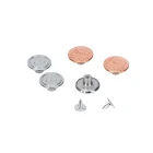 Buttons Rivet Button Custom Quality Zinc Alloy Brass Metal Buttons Rivets For Garment