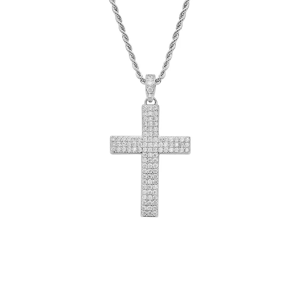 Hip Hop jewelry Three Round Zircon Cross Pendant Unisex Copper Zircon pendant
Hip Hop jewelry Three Round Zircon Cross Pendant Unisex Copper Zircon pendant