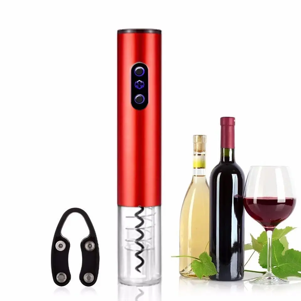 Promotional Novelty Gift Customized Logo Electric Wine Cork Opener Remover with Stainless Steel Cork Screw
Promotional Novelty Gift Customized Logo Electric Wine Cork Opener Remover with Stainless Steel Cork Screw