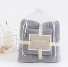 Towel Set Coral Velvet Towel Set Hot Sale High Density Coral Plush Towel Coral Fleece Bath Towel Towel Set