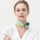 Jacquard Silk Scarf Long Scarf Matte Satin Twill Silk Scarves