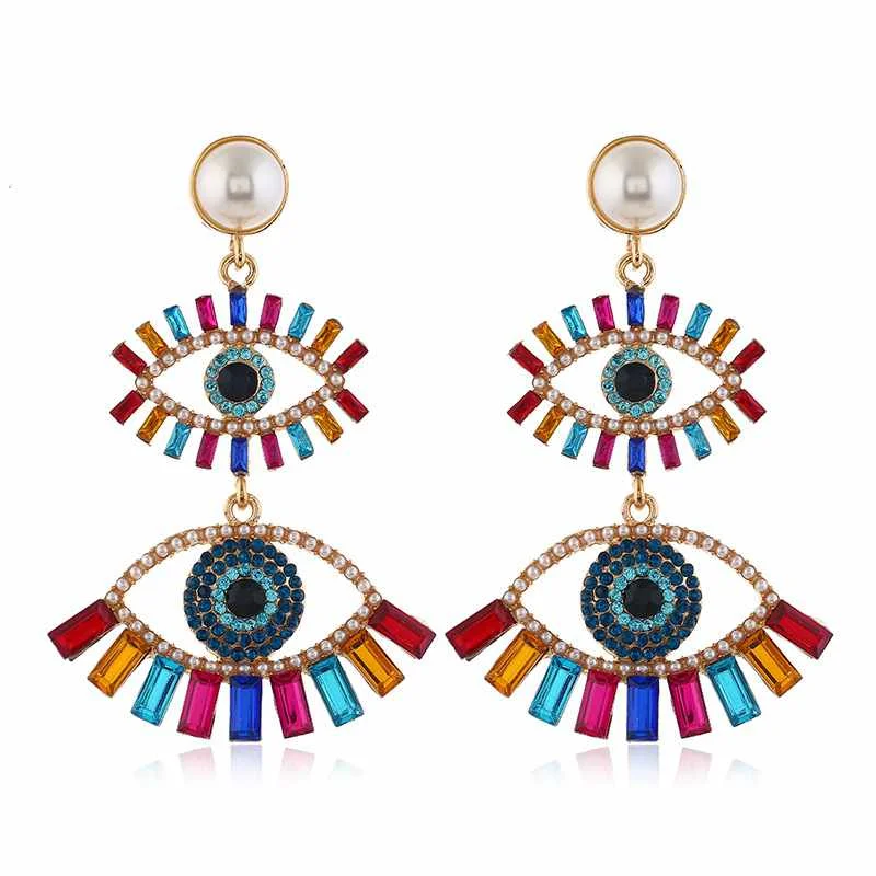 Fashion Exaggerated Zircon Crystal Long Retro Personality Eye Long Tassel Party Earrings for Women
Fashion Exaggerated Zircon Crystal Long Retro Personality Eye Long Tassel Party Earrings for Women