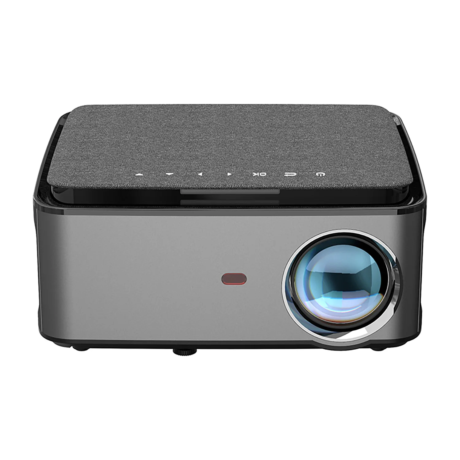 

2021 Newest RD-828 Smart Led Lcd Native Resolution 3800 Lumens Android HIFI Speaker Projector Hd 4k 1080p Home Theate, Grey