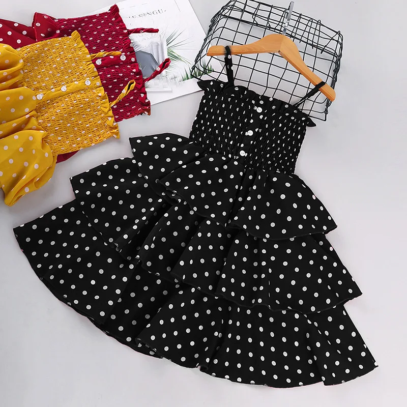 Girls Dresses 2020 Summer Teenagers Dot Sling Princess Cake Elegant Children Kids Clothes Girl Dress 4 8 10 Years
Girls Dresses 2020 Summer Teenagers Dot Sling Princess Cake Elegant Children Kids Clothes Girl Dress 4 8 10 Years