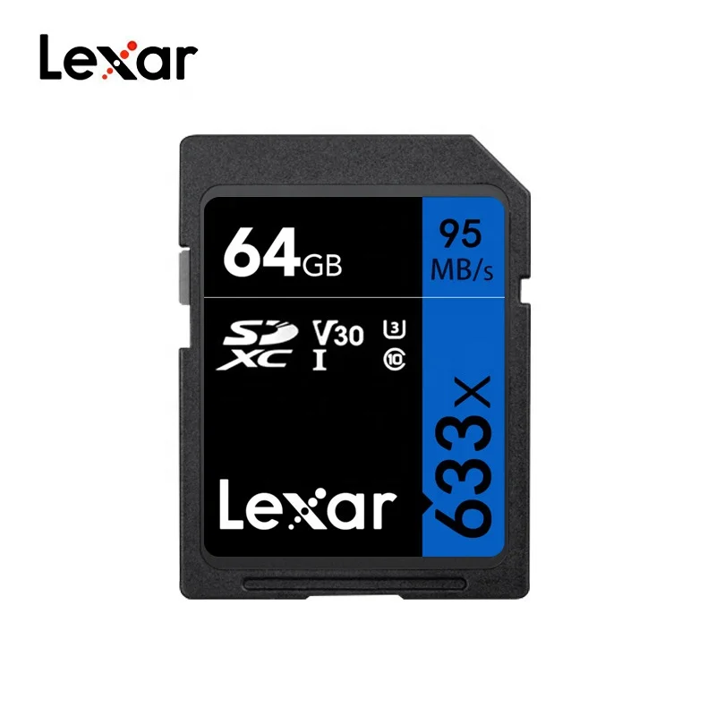 

Lexar SD633X Professional Sd Cards 128GB 16G 64GB 256GB 512GB 32GB memory Card with U3 V30 C10 4K Camera