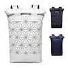 YD068 Fashion popular design waterproof geometric pattern back pack pu leather backpack