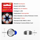 China professional manufacturers 1.4v zinc air type size A675 button cell battery for digital hearing aid