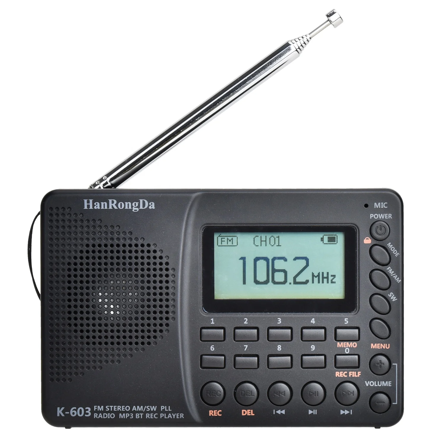 Tf Sd Music Player Usb Mini Speaker Bt Digital Am Fm Portable Pll Radio, Black
Tf Sd Music Player Usb Mini Speaker Bt Digital Am Fm Portable Pll Radio, Black