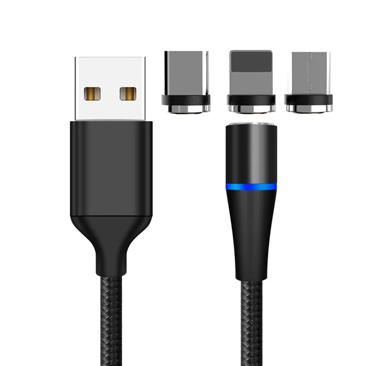In stock 360 degree Rotating Magnetic Phone Cable with Adapter Connector Tips Head for Micro,USB-C and IOS
In stock 360 degree Rotating Magnetic Phone Cable with Adapter Connector Tips Head for Micro,USB-C and IOS