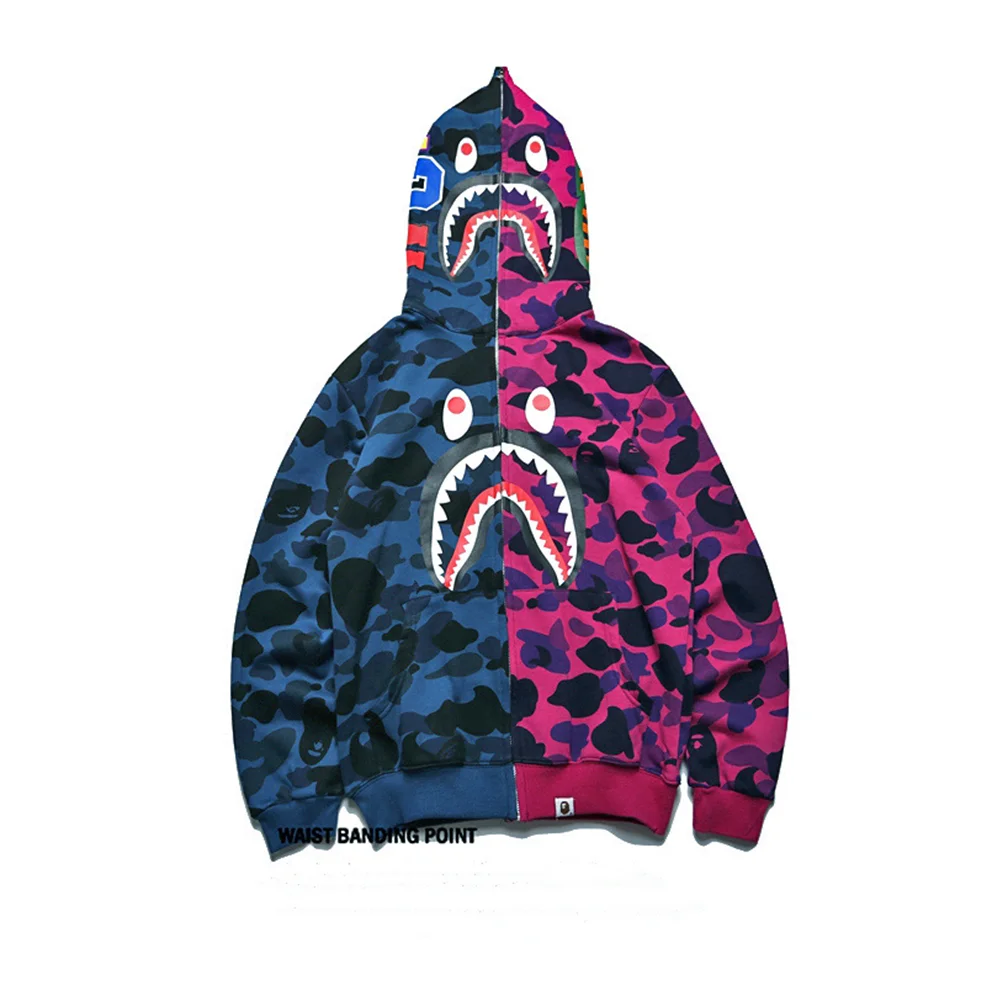 2021Fashion Unisex Hoodies Color Block Bape Hoodie Long Sleeve Loose Sweatshirt with Zipper Cotton Crew Neck with Pocket, Customized colors
2021Fashion Unisex Hoodies Color Block Bape Hoodie Long Sleeve Loose Sweatshirt with Zipper Cotton Crew Neck with Pocket, Customized colors