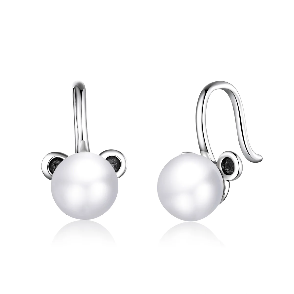 Authentic 925 Sterling Silver Cute Bear Pearl Stud Earrings for Women Retro Jewelry
Authentic 925 Sterling Silver Cute Bear Pearl Stud Earrings for Women Retro Jewelry