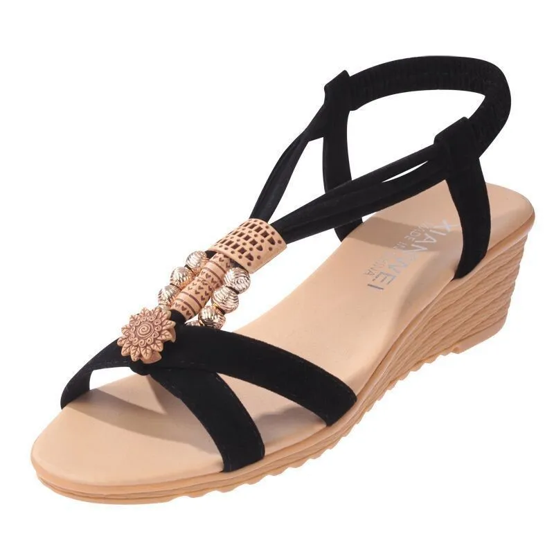 New summer Bohemian style anti slip women's casual sandals ladies versatile flat thick sole ethnic style sandals
New summer Bohemian style anti slip women's casual sandals ladies versatile flat thick sole ethnic style sandals