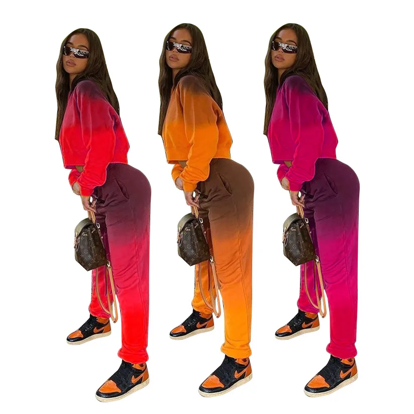 2021 Spring New Products European And American Autumn And Winter Gradient Sports And Leisure Suits, 5 colors
2021 Spring New Products European And American Autumn And Winter Gradient Sports And Leisure Suits, 5 colors