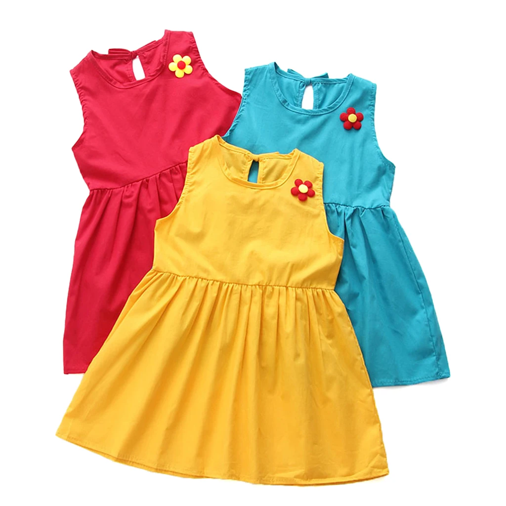 Hot Sale Sleeveless Girls Dress 1-7 Years Summer Girls Printed Flower Dresses Children Clothes Cotton Princess Dress For Girl, As pictures
Hot Sale Sleeveless Girls Dress 1-7 Years Summer Girls Printed Flower Dresses Children Clothes Cotton Princess Dress For Girl, As pictures
