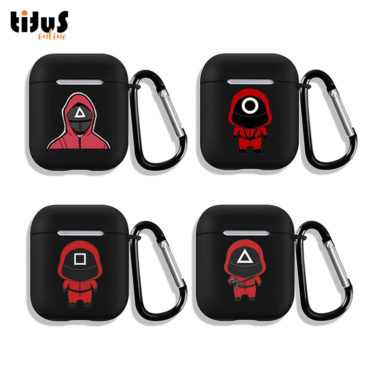 YS12 Squid Game 2021 New Halloween Cartoon Character TPU Case For Inpods with Hook Protect Cover Earphone Accessories Squid Game, Black
YS12 Squid Game 2021 New Halloween Cartoon Character TPU Case For Inpods with Hook Protect Cover Earphone Accessories Squid Game, Black