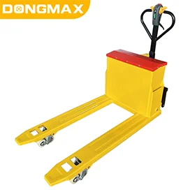 Semi-automatic electric pallet truck