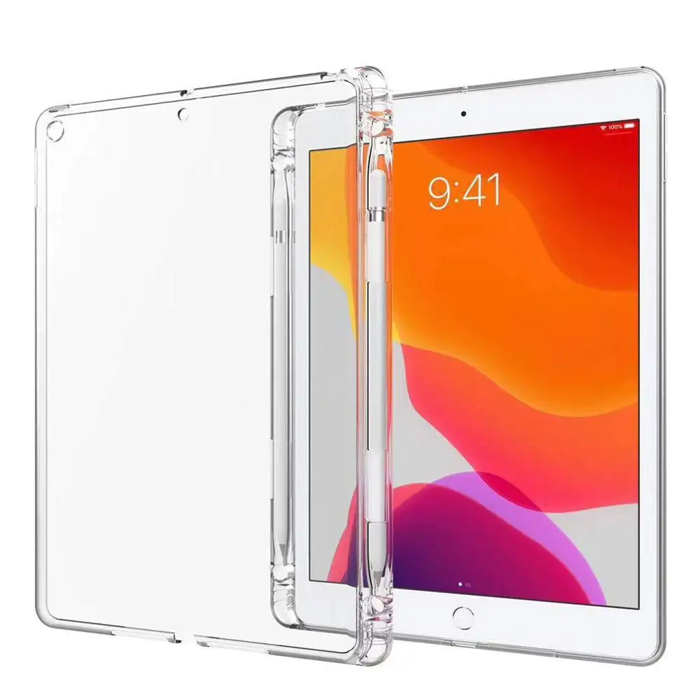 with pencil slot Clear Soft Tablet Case Transparent Shockproof Protective Cover TPU Case For iPad mini 6 case
with pencil slot Clear Soft Tablet Case Transparent Shockproof Protective Cover TPU Case For iPad mini 6 case