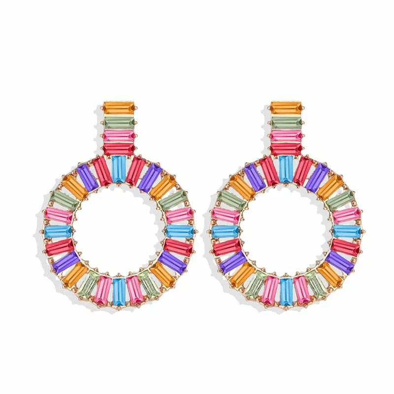 New Hot Selling Multicolor Glass Big Hoop Gold Plated Earrings for Fashion Womens Jewelry 2020
New Hot Selling Multicolor Glass Big Hoop Gold Plated Earrings for Fashion Womens Jewelry 2020